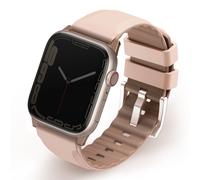 Uniq Uniq Bracelet Linus en silicone AiroSoft™ Watch Series 1 á 9 / SE (38/40/41 mm) | Series 10 (42 mm) Rose Rose Rose