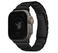 Uniq Uniq Bracelet Osta en acier avec maillons auto-ajustables Watch Series 1 t/m 11 / SE / Ultra (44/45/46/49 mm) Midnight Black Noir