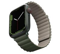 Uniq Uniq Bracelet Revix réversible Watch Series 1 t/m 11 / SE / Ultra (44/45/46/49 mm) Pine (Green/Taupe) Multicolore