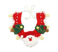 Uniqicon Chapeau de Père Noël pour Chat et Chien - Costume de Noël tricoté à la Main pour Animaux de Compagnie - Convient pour Les Races de Petite, Moyenne et Grande Taille