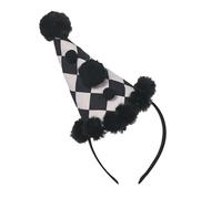 UniqKaliber Bandeau de clown pour femme, chapeau de bouffon, accessoires de costume pour Halloween, cosplay, fête