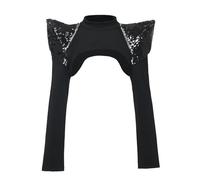 UniqKaliber Boléro gothique punk à manches longues pour danse, boîte de nuit, fête