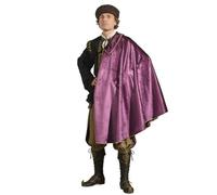 UniqKaliber Cape médiévale en velours de style Renaissance pour costume vintage Viking pour Halloween, Ren Faire Cosplay