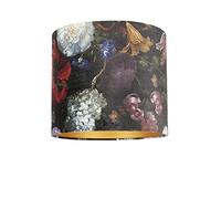 Uniqq Abat-jour en velours Fleurs Ø 40 cm - 40 cm de haut