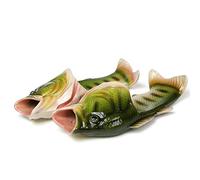 Uniqstore Sandales unisexes en forme de poisson - Pour la plage ou la douche - Idée cadeau originale pour homme et femme - Vert - Vert, 36.5/37 EU