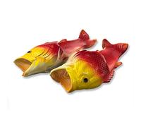 Uniqstore Sandales unisexes en forme de poisson - Pour la plage ou la douche - Idée cadeau originale pour homme et femme - - Multicolore., 43/44 EU