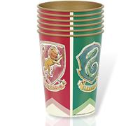 Unique- Harry Potter Multicolor Plastic Stadium Cup-16oz (1 Pc) | Durable & Reusable Grand gobelet en plastique-473 ML-Fête à Thème, 23567, Multicolour, 16 oz
