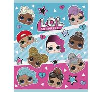 Unique 23803 LOL Surprise Sacs de fête Party-8er-Pack, Cartoon, Multicolour, 8 Count (Pack of 1)