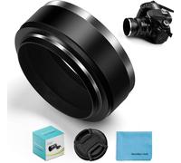 Unique 52 mm standard à visser en métal avec bouchon d'objectif central pour appareil photo Canon Nikon Sony Pentax Olympus Fuji Sumsung Leica + chiffon de nettoyage