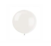 Unique 56722 Ballons géants en latex, blancs (blanc lin), 91 cm (36 po/91 cm), Paquet de 6 ballons