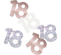 Unique 81971 Confettis 18e anniversaire 14 g Or rose pailleté
