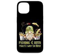 Unique Angler GNOME - Fishing and Beer That`s Why I´m Here Coque pour iPhone 13