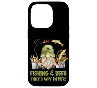 Unique Angler GNOME - Fishing and Beer That`s Why I´m Here Coque pour iPhone 14 Pro