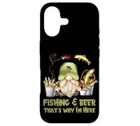 Unique Angler GNOME - Fishing and Beer That`s Why I´m Here Coque pour iPhone 17