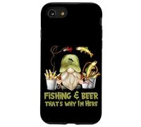 Unique Angler GNOME - Fishing and Beer That`s Why I´m Here Coque pour iPhone SE (2020) / 7/8