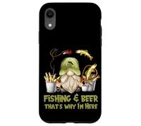 Unique Angler GNOME - Fishing and Beer That`s Why I´m Here Coque pour iPhone XR
