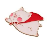 Unique Animal Pin Brooch Flying Pigs Badge Cartoon Alloy Texture Fashion Accessories for Clothing and Bags Flying Pig Pin