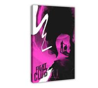 Unique Art Fight Posters Poster de film classique d'intérieur avec inscription « Club » - Décoration pour chambre à coucher, bureau, chambre - Cadeau idéal - 40 x 60 cm