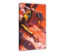 Unique Art Neon Genesis Posters Evangelion Unit01 - Poster d'animation passionné d'intérieur - 6 affiches sur toile - Décoration pour chambre à coucher, bureau, chambre - Cadeau idéal - 20 x 30 cm