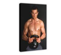 Unique Art Poster sur toile Portrait d'aventurier Stalwart Ours Grylls Décoration pour chambre à coucher, bureau, chambre Cadeau 40 x 60 cm