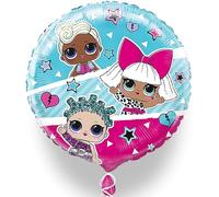 Unique Ballon Anniversaire-45 cm-LOL Surprise Party, 23807, Multicolour