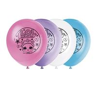 Unique Ballons Latex-30 cm-LOL Surprise Party-Lot de 8, 23805, Multicolour
