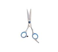 Unique Bargains- Unique Bargains Ciseaux à cheveux droits améliorés en acier inoxydable - 17cm Bleu