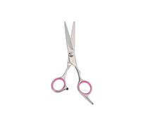 Unique Bargains- Unique Bargains Ciseaux à cheveux droits en acier inoxydable - 17cm Rose