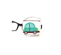 Unique belle bande dessinée Eye Patch lunettes couverture paresseux formation amblyopie strabisme corrigé des patchs oculaires pour enfants - œil gauche