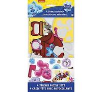 Unique Blue's Clues Lot de 4 cartes d'activités avec autocollants I