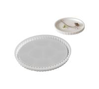 Unique Boîte à bijoux en résine souple en silicone pour plat ovale à rayures et porte-bijoux en époxy