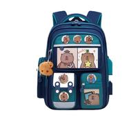 Unique Capybara Designs Sac à dos ergonomique pour élèves du primaire avec sangle réglable pour plus de confort, 02style, 1, Bohème