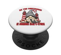 Unique Christian Saying for Women Be The Lighthouse GNOME PopSockets PopGrip Adhésif