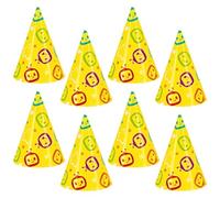 Unique Cocomelon Party Hats - 8ct