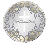 Unique-Confirmation Foil Gold | 18" | 1 Pc Ballon en aluminium Doré | 45,7 cm | 1 pièce, 74867