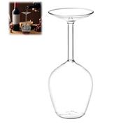 Unique Creative Upside-Down Red Wine Glass,Inverted Flip Tall Wine Glass,Funky Long Stemmed Wine Glasses,Whiskey Drinking Cups for Holiday Classic Drinkware (1Pcs)