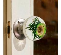 Unique Decorative Door Handle, Round Glass Bead Door Handle, Retro Round Resin Epoxy Flower Door Knob Retro, Animal Designs adds Charm to Modern and Classic Homes Nature Home Decor(#16,2.76in/7cm)