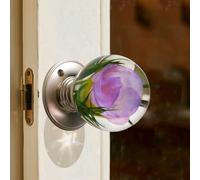 Unique Decorative Door Handle, Round Glass Bead Door Handle, Retro Round Resin Epoxy Flower Door Knob Retro, Animal Designs adds Charm to Modern and Classic Homes Nature Home Decor(#24,1.97in/5cm)