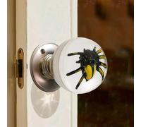 Unique Decorative Door Handle, Round Glass Bead Door Handle, Retro Round Resin Epoxy Flower Door Knob Retro, Animal Designs adds Charm to Modern and Classic Homes Nature Home Decor(#5,1.97in/5cm)