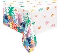 Unique Disney Lilo et Stitch Nappe rectangulaire en Plastique Pliable - (137,2 x 213,4 cm) 1 pièce - Parfait pour Les Anniversaires et Les célébrations à thème