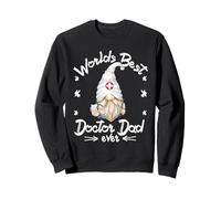 Unique Doctor GNOME for Men Funny Fathers Day Doctor Dad Sweatshirt