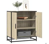 UNIQUE*Enfilade salle à manger VVMEUBLE - Buffet - chêne sonoma - 68x35x76 cm - bois d'ingénierie et métal NEW477175