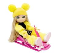 UNIQUE EYES, Poupée 25cm Amy, Avec leur regard qui te suit des yeux , avec vêtements d'hivers, Jouet pour enfants dès 3 ans, MYM171