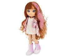 UNIQUE EYES, Poupée 25cm Sophia, regard qui te suit des yeux , avec cheveux Magiques, Jouet pour enfants dès 3 ans, MYM083