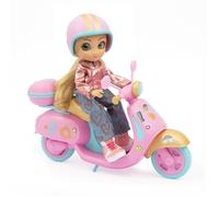 UNIQUE EYES, Poupée de 25 cm - Rebecca, Avec leur regard qui te suit des yeux , avec Scooter, Jouet pour enfants dès 3 ans, MYM112