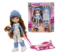 UNIQUE EYES, Poupée de 25 cm - Sophia, avec Leur Regard Qui Te Suit des Yeux, avec vêtements d'hivers et Accessoires, Jouet pour Enfants dès 3 Ans, GIOCHI PREZIOSI, MYM173