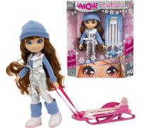 Giochi Preziosi Poupée UNIQUE EYES 25 cm – Regard qui suit – Vêtements d'hiver – Modèle aléatoire