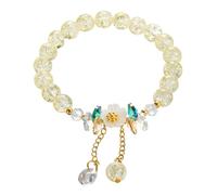 Unique Femmes Coloré Fleur Élastique Party Bijoux Sweet Flower List Bijoux Perles