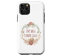 Unique Floral Boho Decor for Hippie Mom Women Flower Child Coque pour iPhone 11 Pro