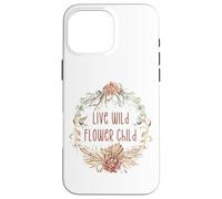 Unique Floral Boho Decor for Hippie Mom Women Flower Child Coque pour iPhone 16 Pro Max
